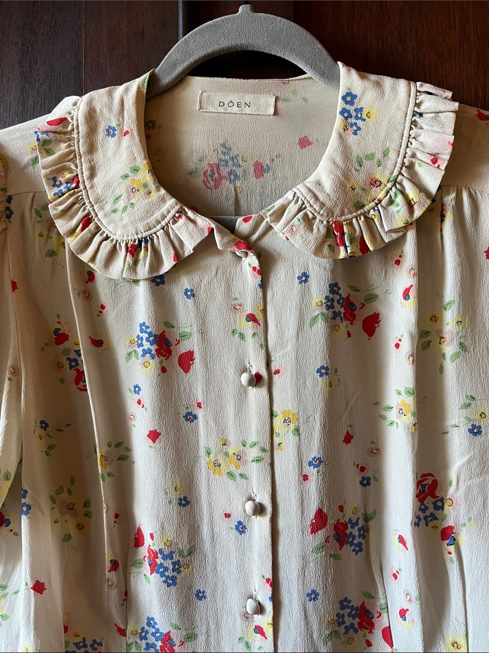 Doen Blythe Top in floral print - Picture 2 of 7